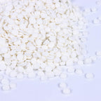 White Sprinkles, White Confetti Sprinkles for Cake Decorating, Round Sprinkle for Cupcakes, Ice Cream, Donut, Cookies, Chocolate(120g/4.23oz)