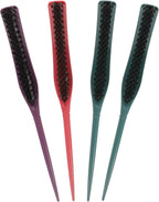 4pcs Tail Hair Combs for Women and Men, Anti-static Hairdressing Styling Brushes, Detangling and Teasing Tools for Curly and Hair Types, Salon and Home Use