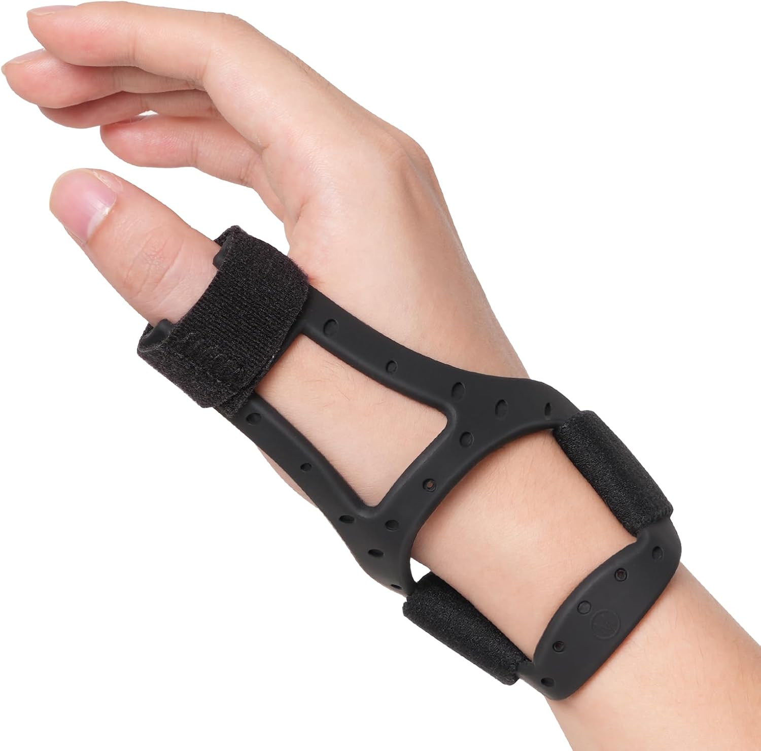 Velpeau Waterproof Thumb Brace for Arthritis Pain and Support, Semi-rigid Silicone Thumb Spica Splint Ideal for De Quervains Tenosynovitis, Tendonitis, One Size Fits Most, Can be Worn on Both Hands