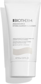 Biotherm Aquasource Hydra Barrier Cleanser To Soothe And Strengthen The Skin Barrier From The Very First Use, With Biotech Plankton, Bio-Ceramides, And Vitamin B3, 5.1 Fl.Oz.