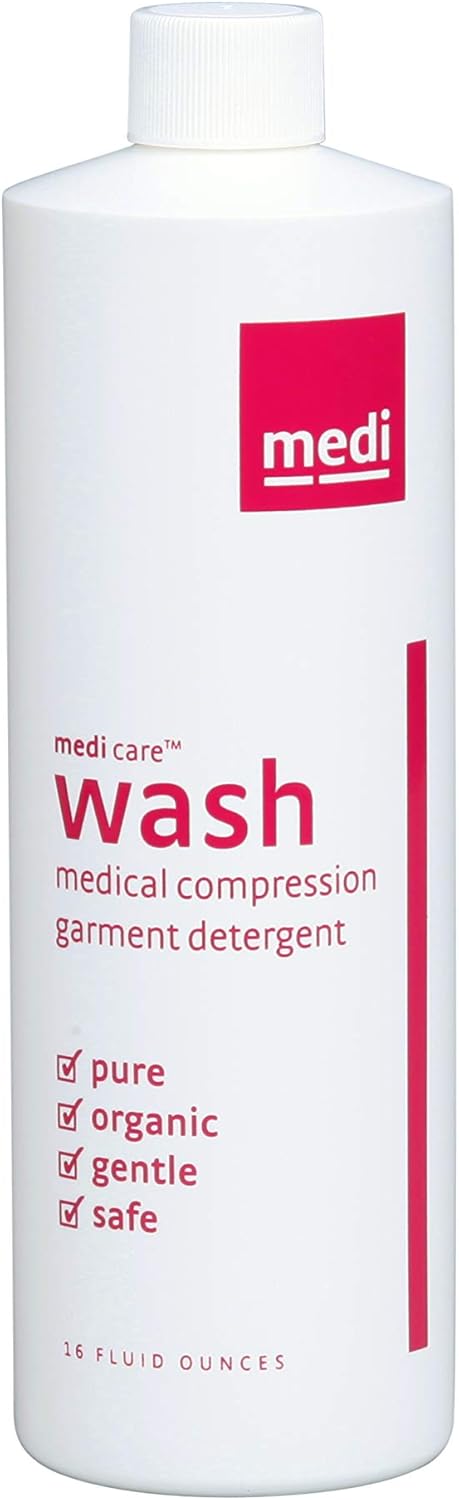 Mediven Medi-Care Wash Stocking Detergent, 16 oz. Bottle – Medical Compression Garment Laundry Detergent Wash, Safely Removes Body Oils, Pure & Organic