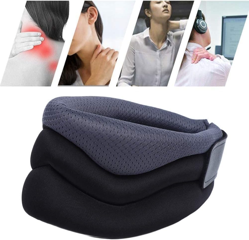 TIST Neck Traction Device, Cervical Appliance Neck Protection Posture Corrector Neck Support for Spine Alignment & Chronic Neck Pain Relief, Gray