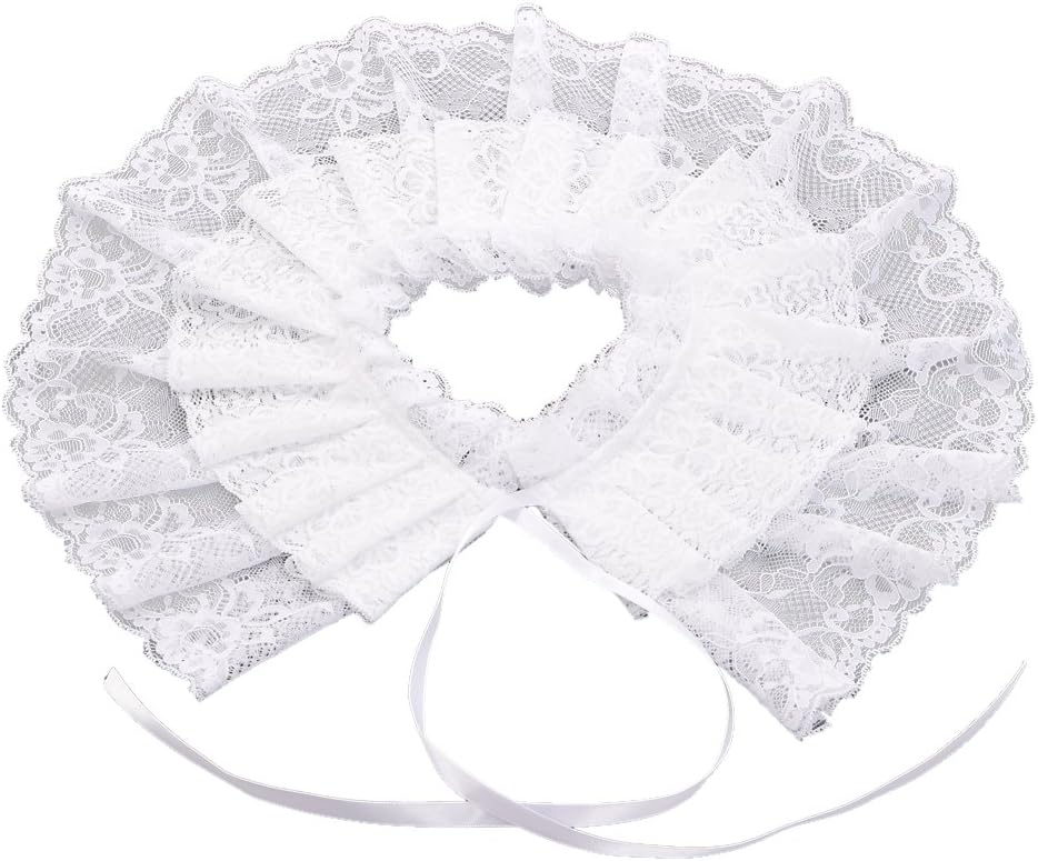 BLESSUME Lace Neck Ruff Collar Mini Cape