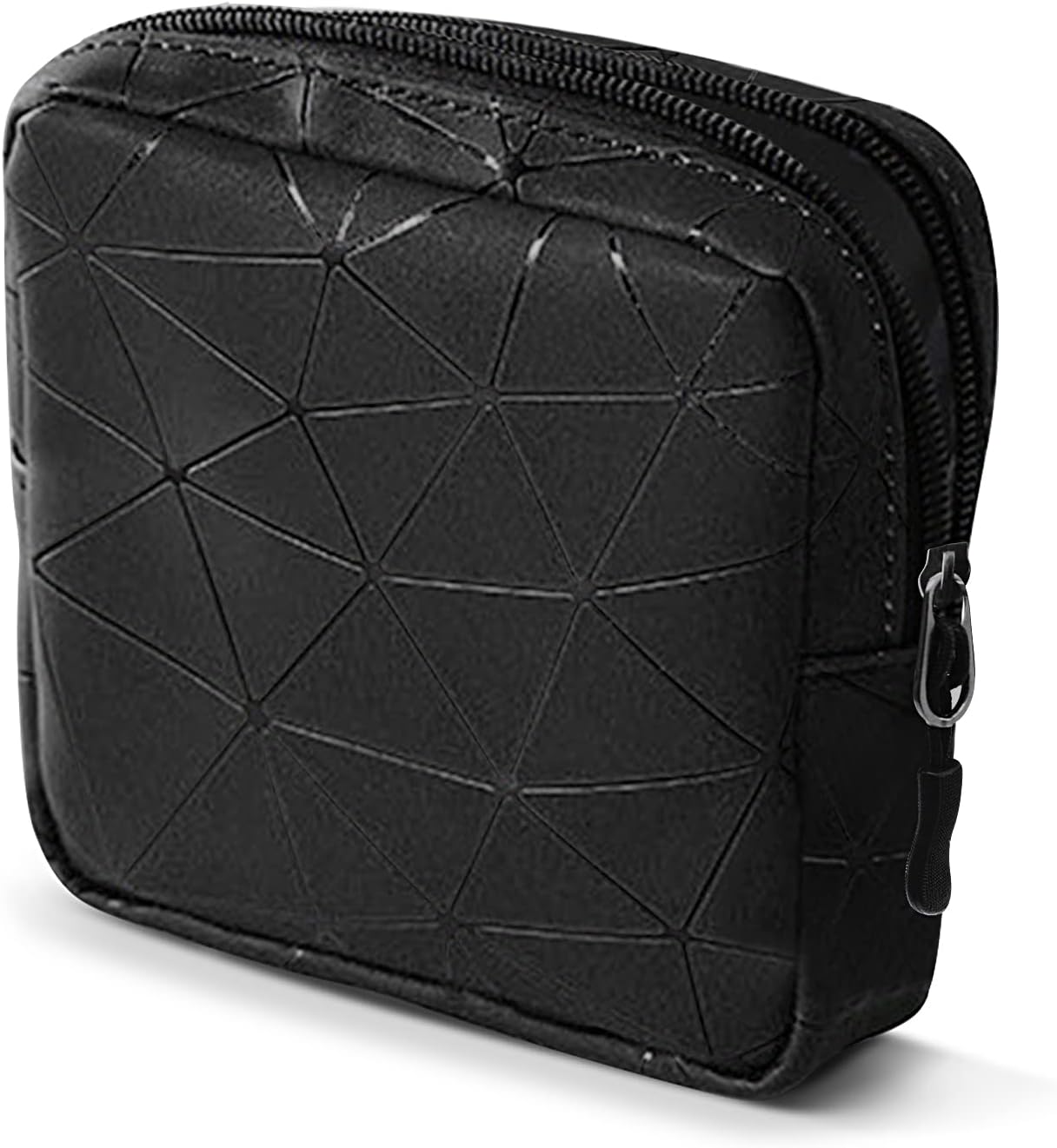 Sanitary Napkin Storage Bag,Leather Waterproof Feminine First Period Bag with Zipper for Teen Girls Women,Small Makeup Pouch,Wallet,Card Storage Pouch,Coin Wallet