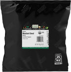 Frontier Co-op Organic Whole Yellow Mustard Seed, 1-pound Bulk Bag, Mild Spiciness for Soup, Pickling and More Kosher