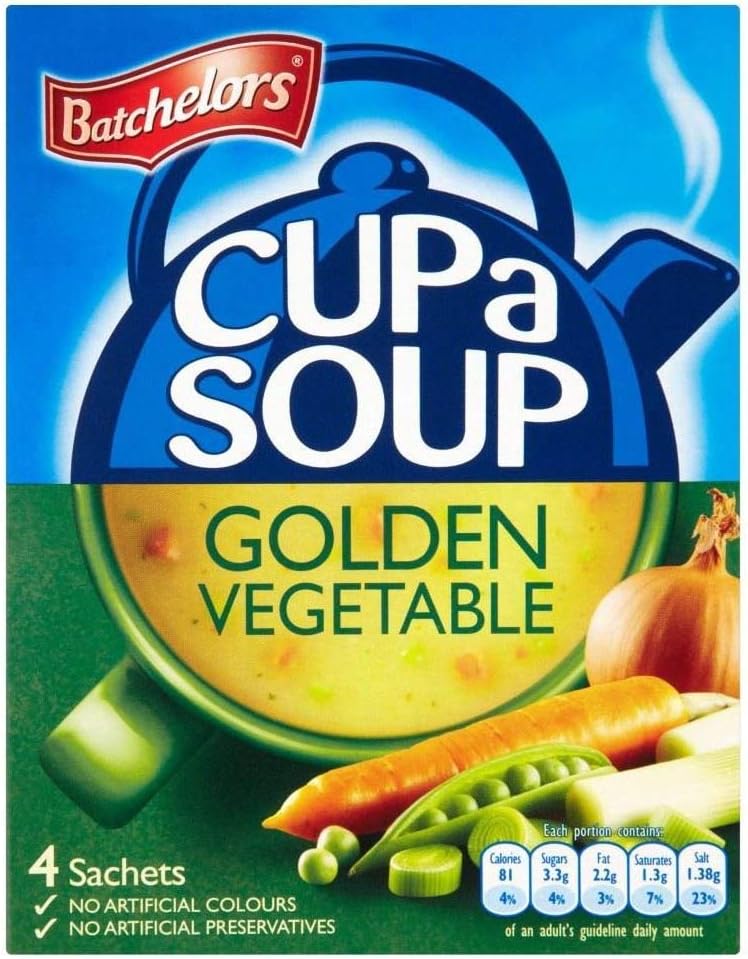 Batchelors Cup a Soup Golden Vegetable (4 per pack - 82g)