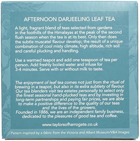 Taylors of Harrogate - Afternoon Darjeeling Tea - Loose Leaf - 4.4oz