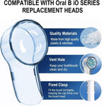6 Pack Toothbrush Covers Compatible with Oral B iO Replacement Heads, Toothbrush Cover Caps Compatible with Oral B Pro1000 Electric Toothbrush Head，iO Toothbrush Head Cover for Travel & Home