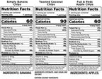 Bare Baked Crunchy, Fruit Variety Pack, 0.53 Ounce (Pack of 16)