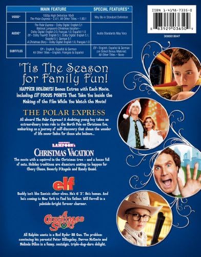Essential Holiday Collection (The Polar Express / National Lampoon's Christmas Vacation / Elf / A Christmas Story)