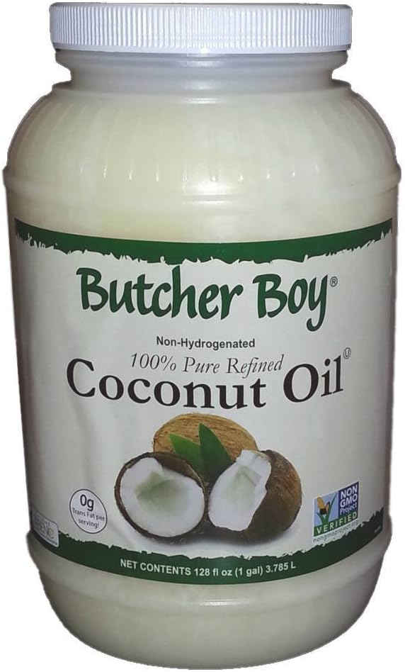 Butcher Boy 76°f 100% Pure Refined Coconut Oil 1 Gallon