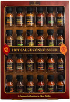 Tilz, Hot Sauce Gift Sets |24 Hot Sauce Bottles, Sampler, Chilli Sauce, Food Gifts For Men |Sriracha, Jalapenos, Garlic, Cayenne Pepper, ⁠Scotch Bonne, ⁠BBQ, Chipotle | Gifts for Men, Women