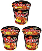 Samyang Spicy Chicken Stir Fried Noodle Cup (Original Buldak (70g Cup), Pack of 3)