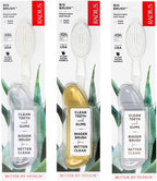 RADIUS Big Brush With Replaceable Head, Right Hand, Gold, Marble, Ice (3 Pack), 3 Count