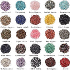 450pcs 5-8mm Natural Blue Lapis Lazuli Tumbled Chip Stone Beads Bulk Irregular Shaped Drilled Loose Gemstones Beads with Box for DIY Jewelry Making