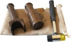 Wooden Wedge Massage Hammer Reset Aquipment, Chiropractic Adjustment Tools Hammer and Chisel Tok Sen Tools,B