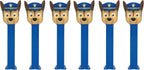 Paw Patrol Chase PEZ Candy Dispensers Birthday Party Favors - Set of 6 Chase PEZ Dispensers with Candy Refills | Paw Patrol Gifts, Party Favor, Grab Bags