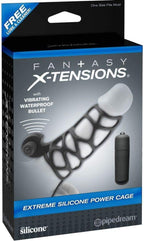 Pipedream Fantasy X-Tensions Extreme Silicone Power Cage, Black