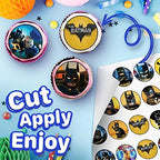 30 x Edible Cupcake Toppers Themed ofKnight of Shadows Hero Collection of Edible Cake Decorations | Uncut Edible on Wafer Sheet