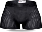 Mens Nylon Mesh Magnetic Therapy Health Care Breathable Inner Pants Underwear Briefs