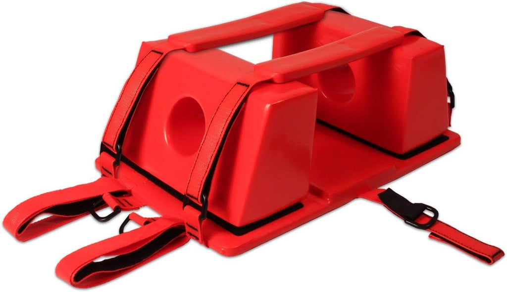 Dealmed Deluxe Emergency Head Immobilizer with Straps Universal Orange