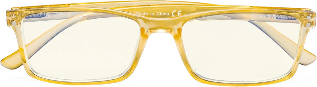 CessBlu Blue Light Filter,Spring Hinges Computer Reading Glasses for Women and Men
