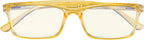 CessBlu Blue Light Filter,Spring Hinges Computer Reading Glasses for Women and Men