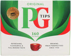PG Tips, Original Tea Bag, 160 Count Boxes