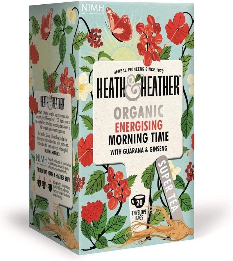 Heath And Heather Morning Time Herbal Tea 20 Bags â€¦