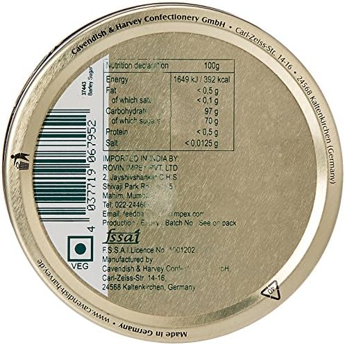 Retro Cavendish & Harvey Sweets 200g Tin (Barley Sugar Drops)