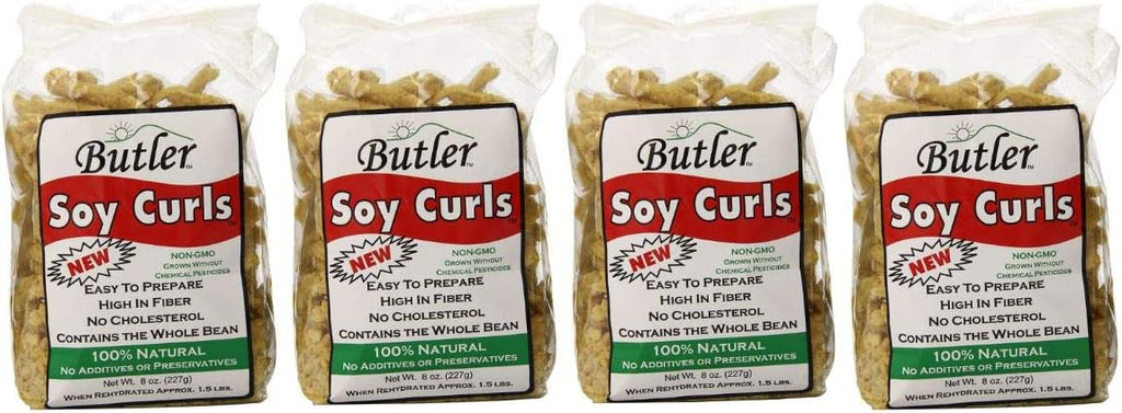 Butler Foods, Soy Curls, 8 Ounce (pack of 4)