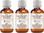 Greenwood Essential Pure Lippia Origanoides Essential Oil (Lippia origanoides) Steam Distilled (Pack of Three) 100ml X 3 (10.1oz)