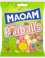 Maoam Pinballs - 180g - Pack of 4 (180g x 4 Packs)