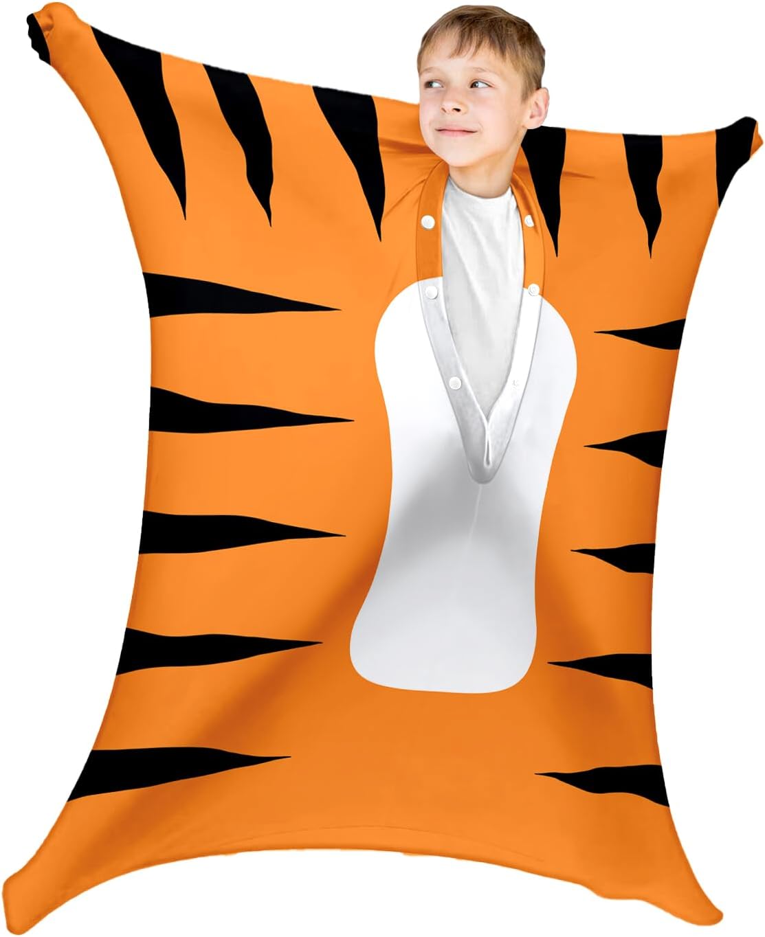 Cute Tiger Autism Movement Stretchy Sensory Body Socks - ADHD and Improve Sensory Processing Sox - Help Children with Autism (Small)