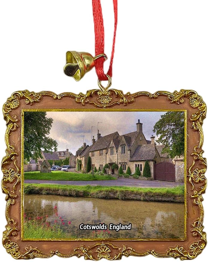 Cotswolds England UK Travel Souvenir Xmas Tree Ornament Hanging Pendant Home Christmas Party Decoration
