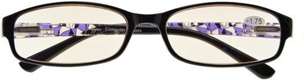 CessBlu Ladies Blue Light Filter Glasses,Small Computer Reading Glasses Women Readers