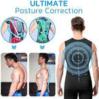 MENIONIC Tourmaline PostureCorrector Vest, Shaping Vest, Posture Shirt, Ionic Shaping Sleeveless