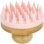 Shampoo Brush Hair Scalp Massager Silicone Scalp Brush Shower Hair Cleaning Tool for Deep Exfoliation and Dandruff Removal with Ergonomic Grip 2.95In
