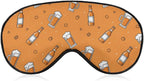 Sleeping Mask for Men & Women,Beer Mug Bottle Foam Block-Out Eye Mask for Sleep with Adjustable Strap, Night Eye Cover for Travel