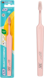 TePe Select Soft Toothbrush, Adult Soft-Bristle Toothbrush with Compact Tapered Head and Angled Neck, Pack of 1