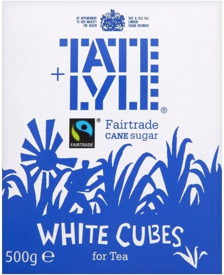 Tate & Lyle Fairtrade White Sugar Cubes (500g) - Pack of 2