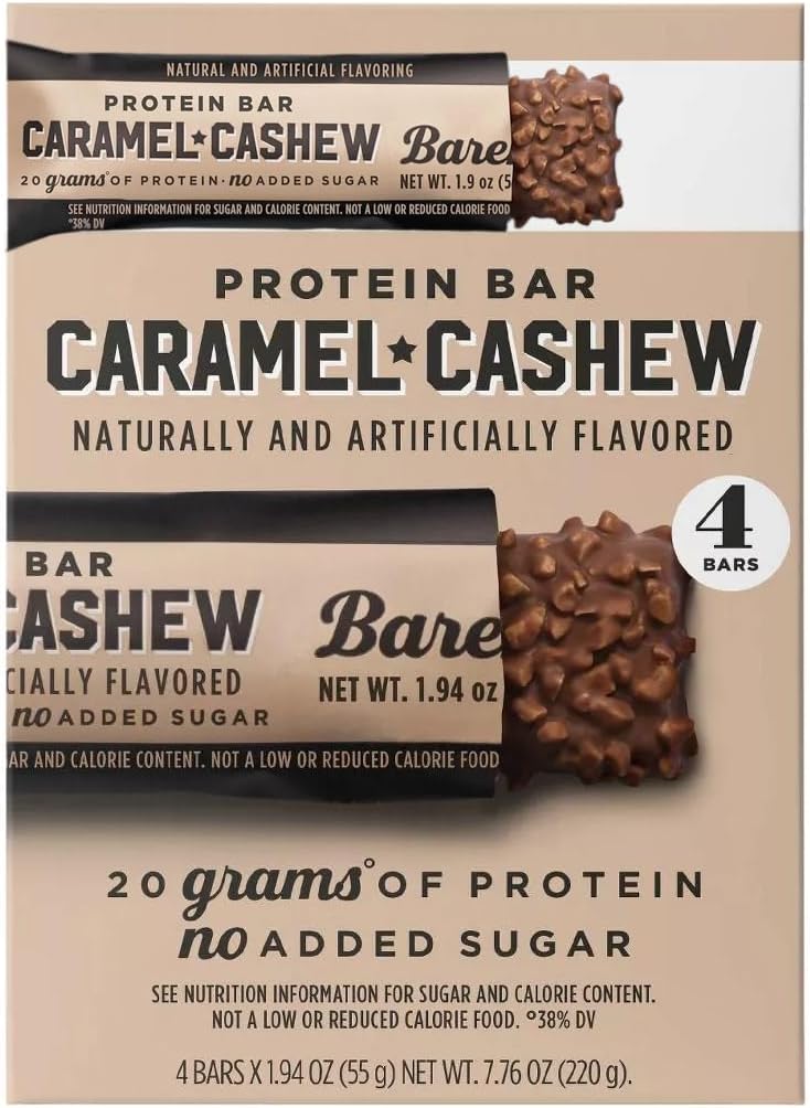 Barebels Nutrition Bars - 7.76oz/4 Bars (Caramel Cashew)