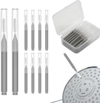40pcs Shower Head Nozzle Cleaning Brushes, Tiny Brushes Multifunctional Mini Cleaning Tools for Small Hole Shower Head (Gray)