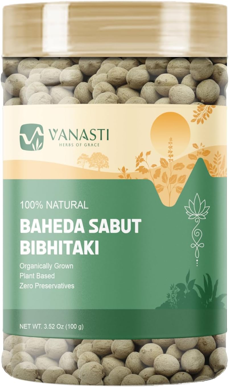 Bahera | Baheda Sabut | Bibhitaki | Terminalia Bellirica | Bahera Whole | 100 Gram (Pack of 1)