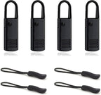 Zipper Pulls, 8PCS Black