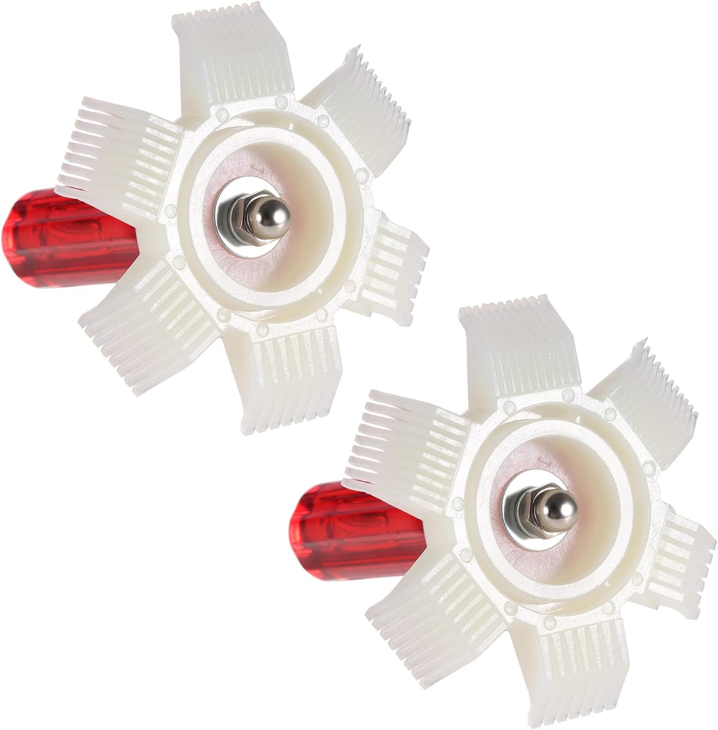 AC Fin Straightener Air Conditioner Fin Comb Radiator Condenser Cleaner Repair Tool Air Conditioning Brush Accessory for Cleaning Car Automotive Refrigeration Radiator Evaporator Pack of 2