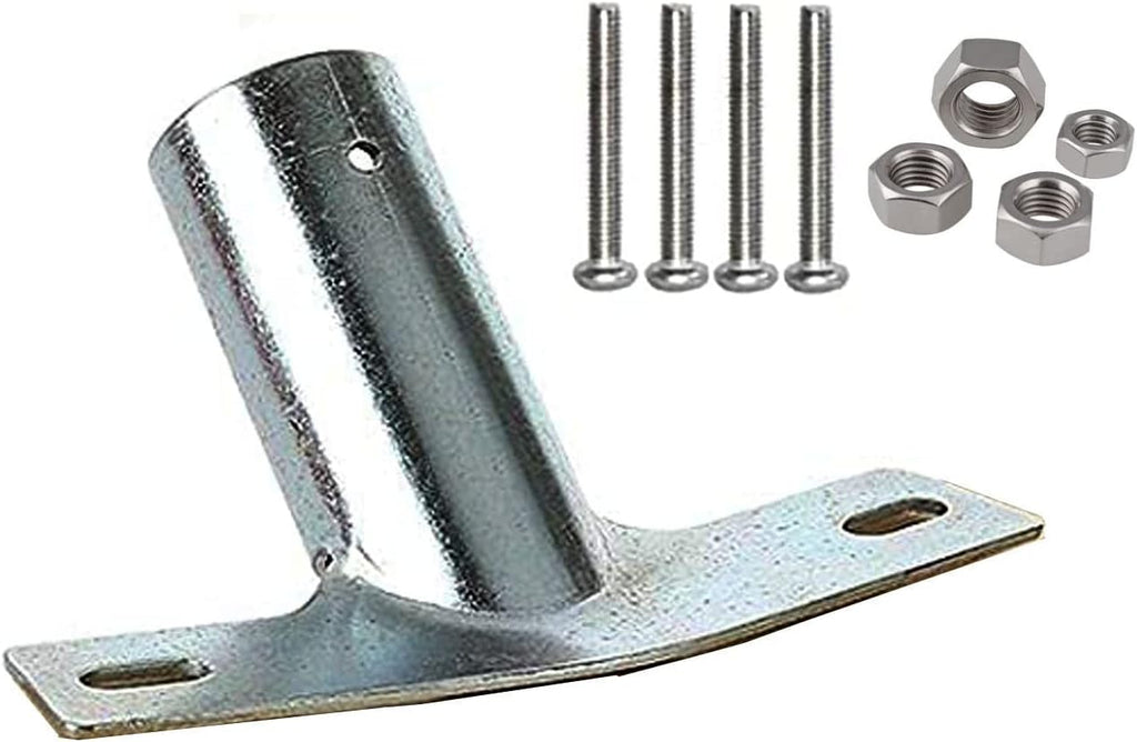 Broom Handle Bracket,Embedded Handle Bracket,Durable Metal Broom Handle Bracket,Broom Bracket for 20-26mm Wooden Handle (1PCS)