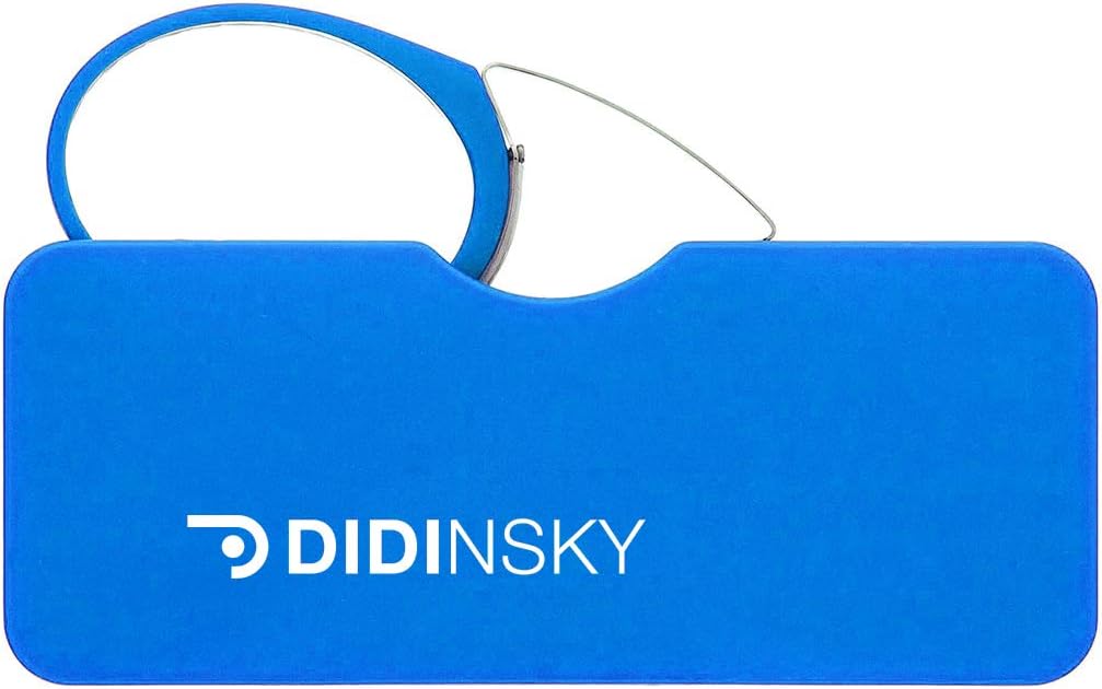 DIDINSKY Reading Glasses for men and women. Prescription glasses With Pocket Hard Case. Stylish frameless glasses for Optimal comfort. Fashion Magnifying glass for reading. Klein +1.0 – ORSAY
