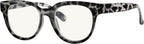 Eyekepper Blue Light Filter Multifocus Progressive Computer Readers Women - Oversize Noline Trifocal Reading Glasses