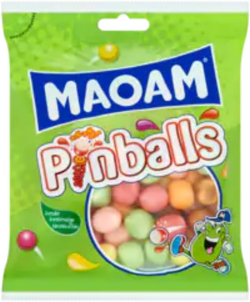 Chewy Candy | Maoam | Pinballs | Total Weight 8.11 ounce